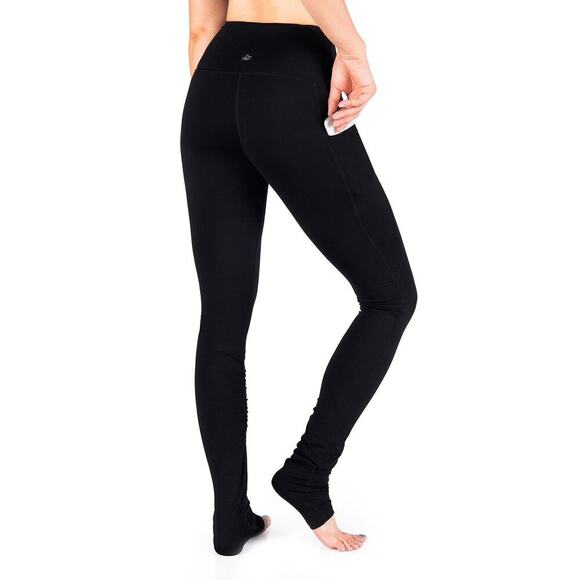 Yogipace Black Goddess High Waisted Over The Heel Leggings Size Large - Picture 3 of 6